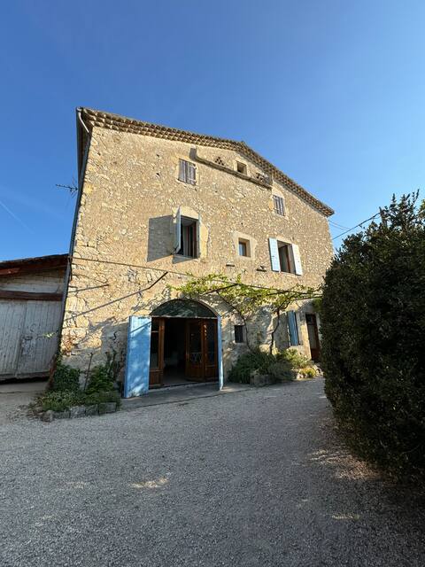 Old magnanerie in a hamlet