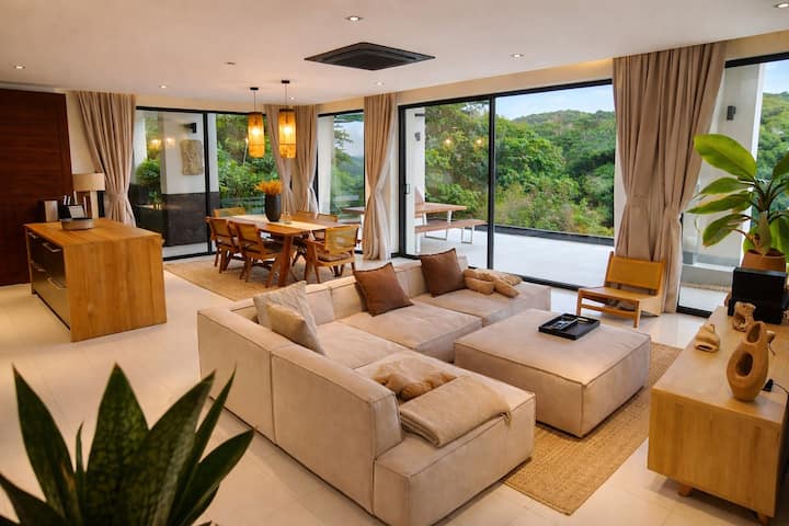 Luxury 3br Jungle Villa- Infinity Pool & Seaview - Koh Samui