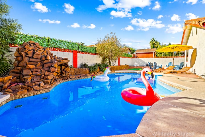 Private Vegas Resort | Theater, Heated Pool & Gym