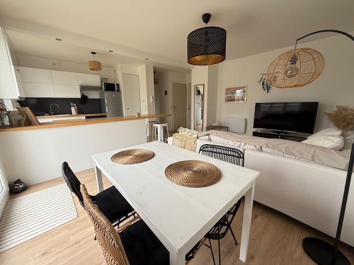 Appartement Cosy Avec Terrasse - Auxerre