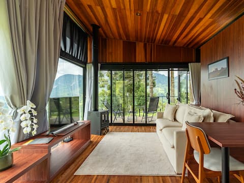 Airbnb em destaque: Nudra Cabanas - Arbequina 1244 em São Bento Do Sapucaí