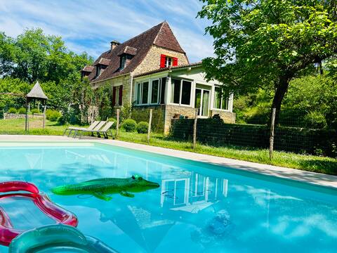Beautiful stone house with private pool