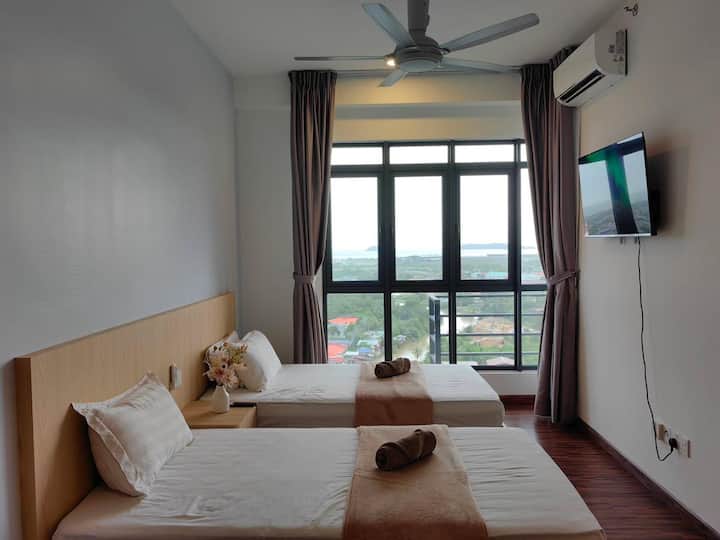 Kavenue|nearairport|sunset|sauna|swimmingpool 3pax - Kinarut