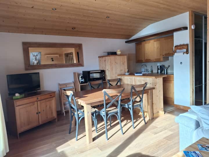 Appartement Confortable, 2 Pièces, Vue Montagne ! - Lac Besson