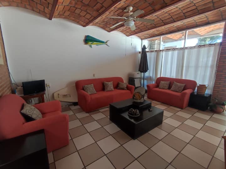 Peaceful Ocean Front House. - La Peñita de Jaltemba