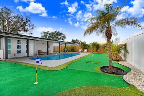 Relax, Swim, Repeat | Family Pool House by the Sea