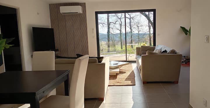 Villa Neuve 93m2, Calme, Vue Vignes, Clim A/c - Bergerac