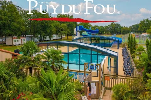 5-person mobile home in the heart of Vendée, Puy du Fou, Helfest