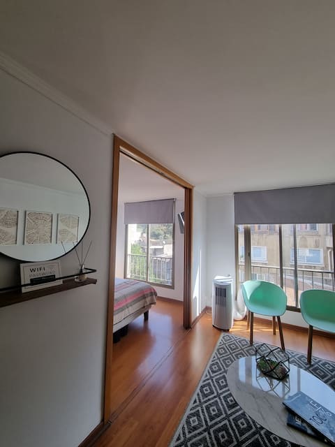 Top performing Airbnb: Excellent location and comfortable Lastarria accommodation in Santiago Centro