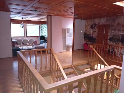 Well-maintained 350m2 log house with 5 bedrooms