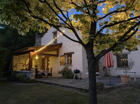 Quiet house in a large wooded park