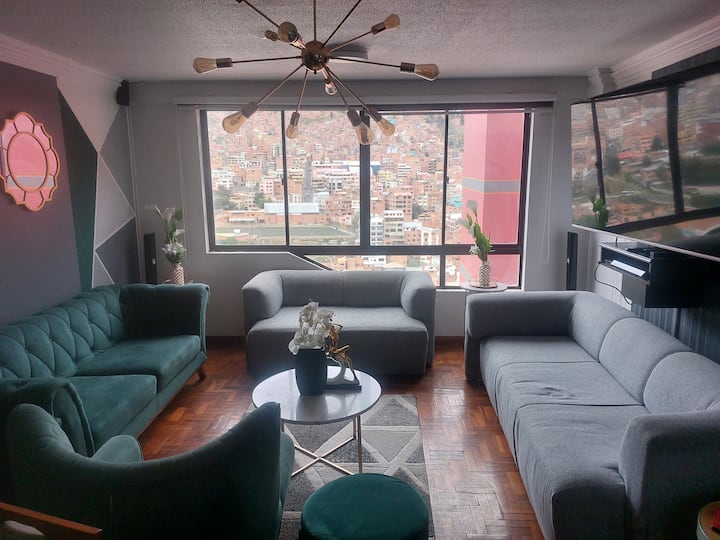 Acogedor Y Céntrico Departamento - 拉巴斯