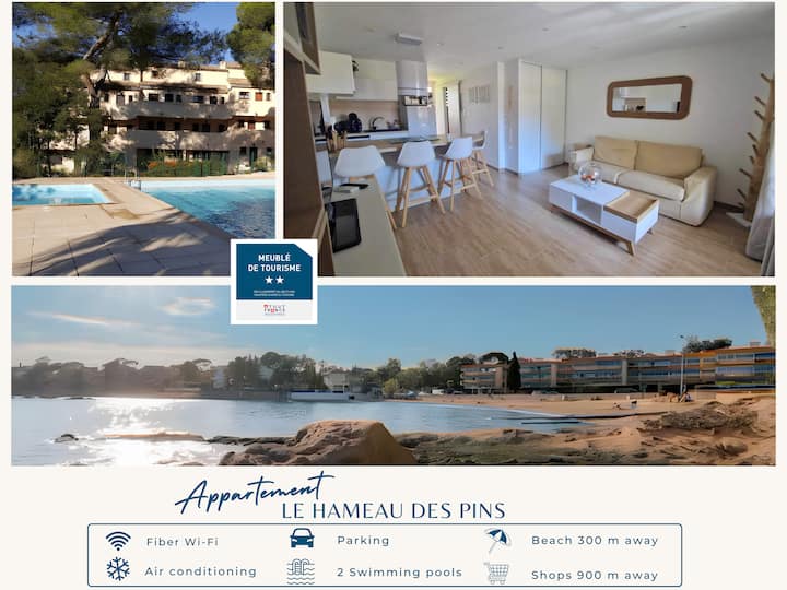 Hameau Des Pins - Plage & Piscine - Clim & Wifi - Saint-Raphaël