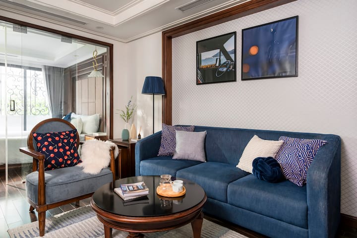City Center King Bed 70m2 1br Apt| Lift| Kitchen - Hanói
