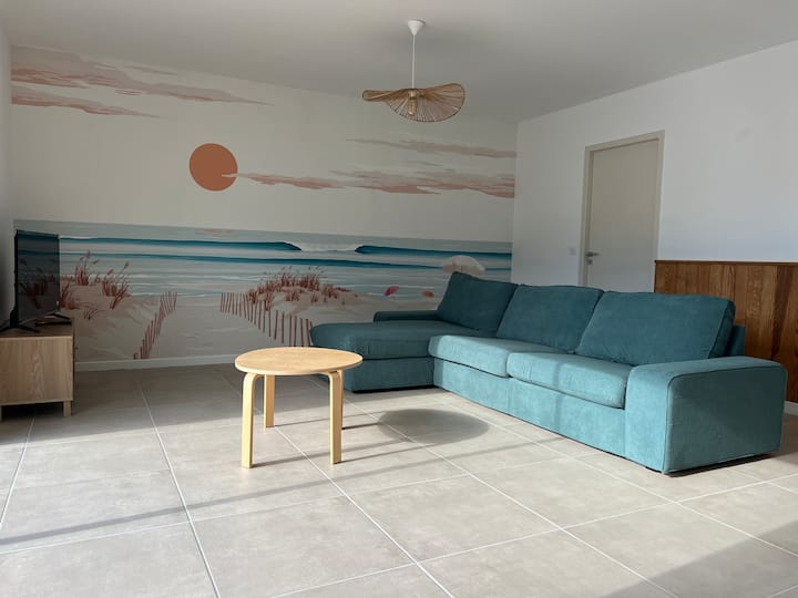 Villa Fleur Piscine Chauffée, Jacuzzi & Jardin - Seignosse