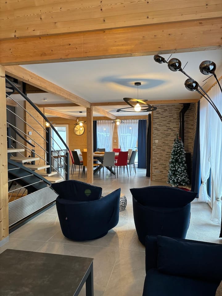 Chalet Ambroise 300 M Du Lac Spa Sauna Baby Foot - Gérardmer