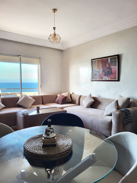 Top performing Airbnb: The Wings of the Wind! Sunset over the sea in Arrondissement Yacoub El Mansour مقاطعة يعقوب المنصور
