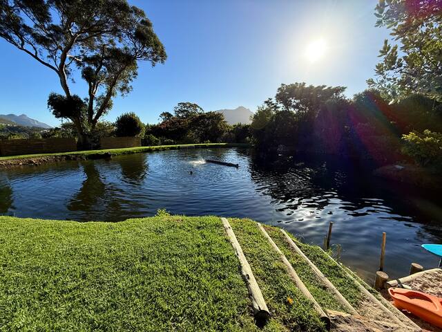 House alongside pond. Nature loving,family home gallery image 4