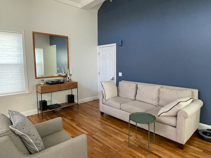 Harvard/mit Bright 1 Br + Loft Parking Permit - ケンブリッジ, MA