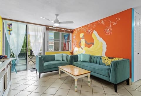 Top performing Airbnb: Luquillo Dancing Lady: Beach/Ocean Escape/Vacation in Luquillo
