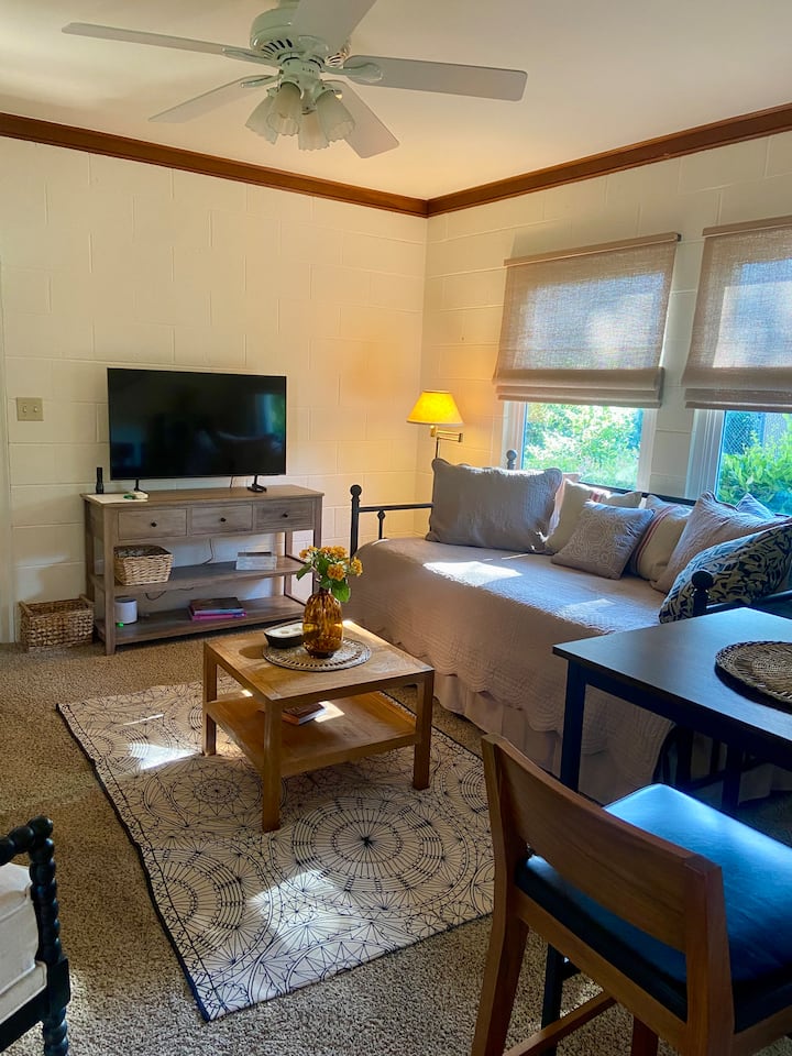 Kitanda cha mchana sebuleni kwa ajili ya kitanda pacha cha ziada