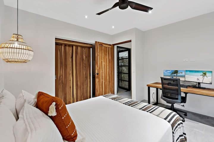 The fourth bedroom with workspace