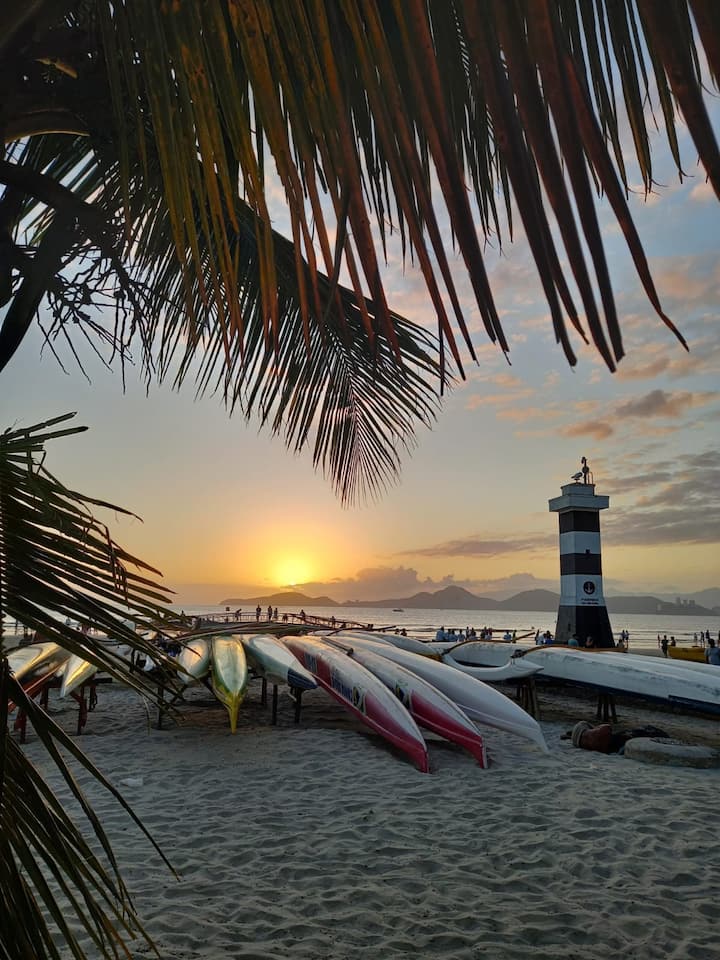 Ap Santos 50 M- Praia Boqueirão - Santos