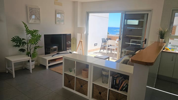 Sunny Seaview Balcony Apartment - El Médano