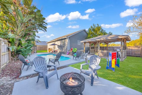 Sleeps9! Pool~Jacuzzi~Dogs~Cruise Port~USSA Fields