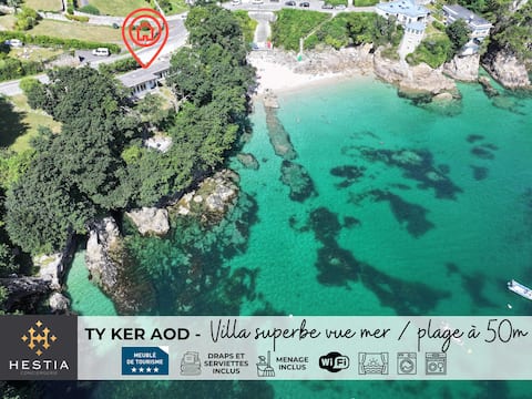 Ty Ker Aod - villa with superb sea view near to th