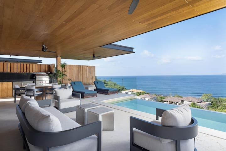 Architectural Gem: Cliff-top Pool & Daily Staff - Punta Mita