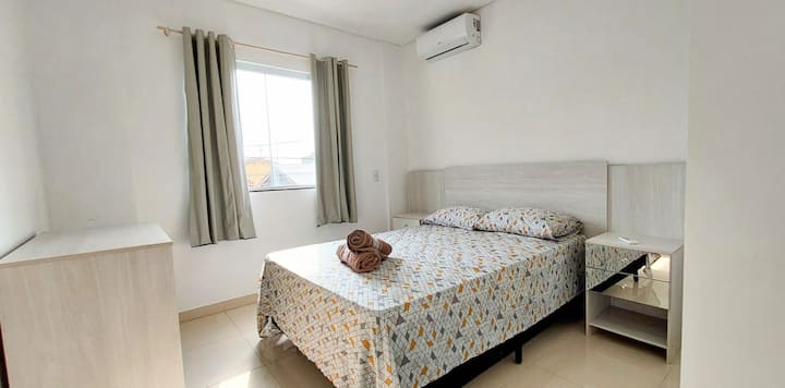 Slaapzaal met airconditioning. 