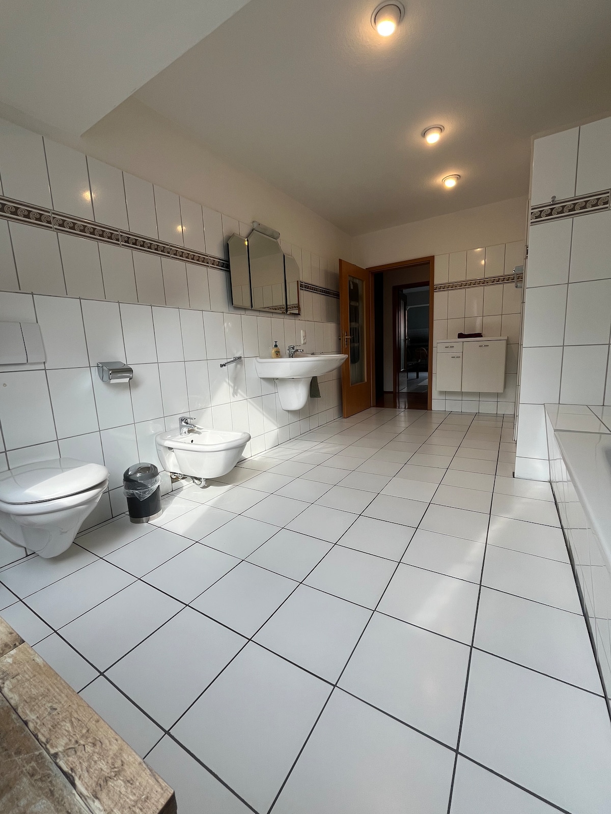 Spacious and bright apartment with an area of ​​135 sq. m. m with fenced garden