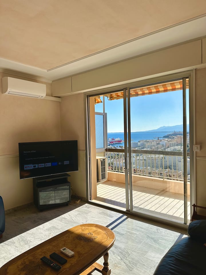 Appartement Vue Imprenable Mer Et Montagne - Bastia