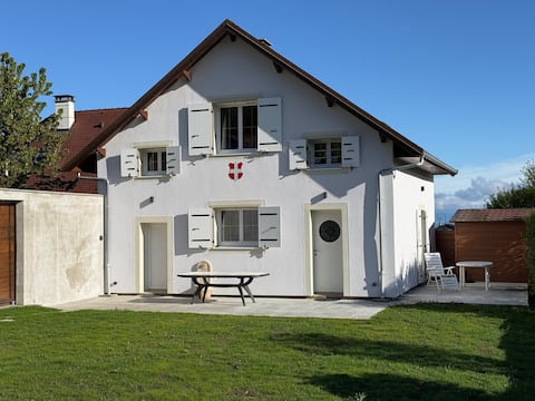 The Heights of Lake Geneva Villa with large garden