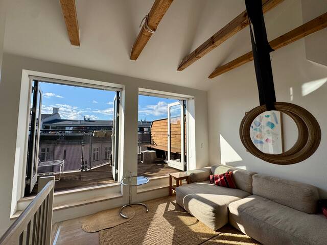 100m² Penthouse ved Metro m/Tagterrasse gallery image 3