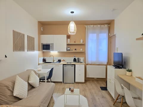Top performing Airbnb: Le Cellérier… Quiet, close to the center and Darcy! in Faubourg Nord