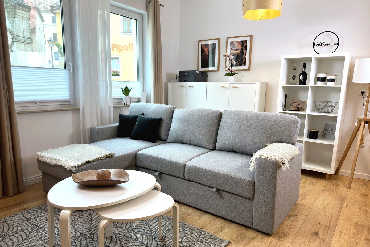 Popular Airbnb listing: Downtown Bastei apartment with parking space in Sächsische Schweiz Osterzgebirge