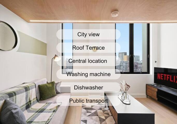 Roof terrace access, Walk to City Centre. gallery image 2