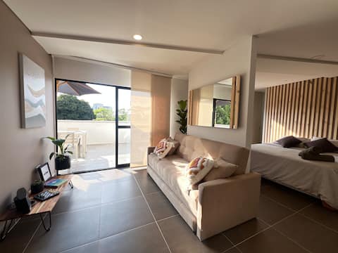 LOFT with Terrace in Alamos Clinics-Restaurants