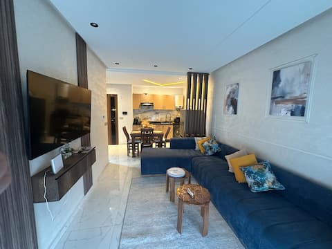 Popular Airbnb listing: Luxurious apartment in Mehdia in Kénitra Province