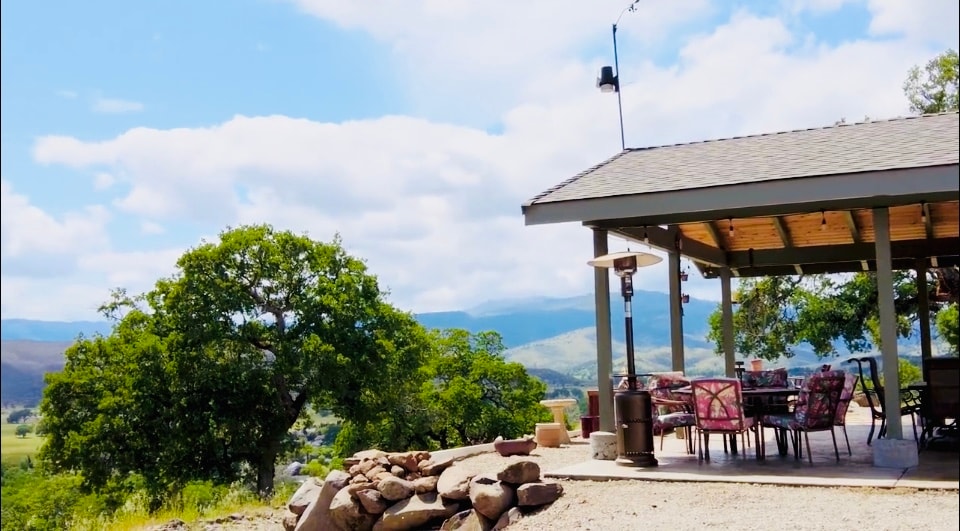 The view will take your breath away...it is one of the best views in the entire region. This porch is about 50 feet away. at Panoramic View Campsite – bring your own tent or small 