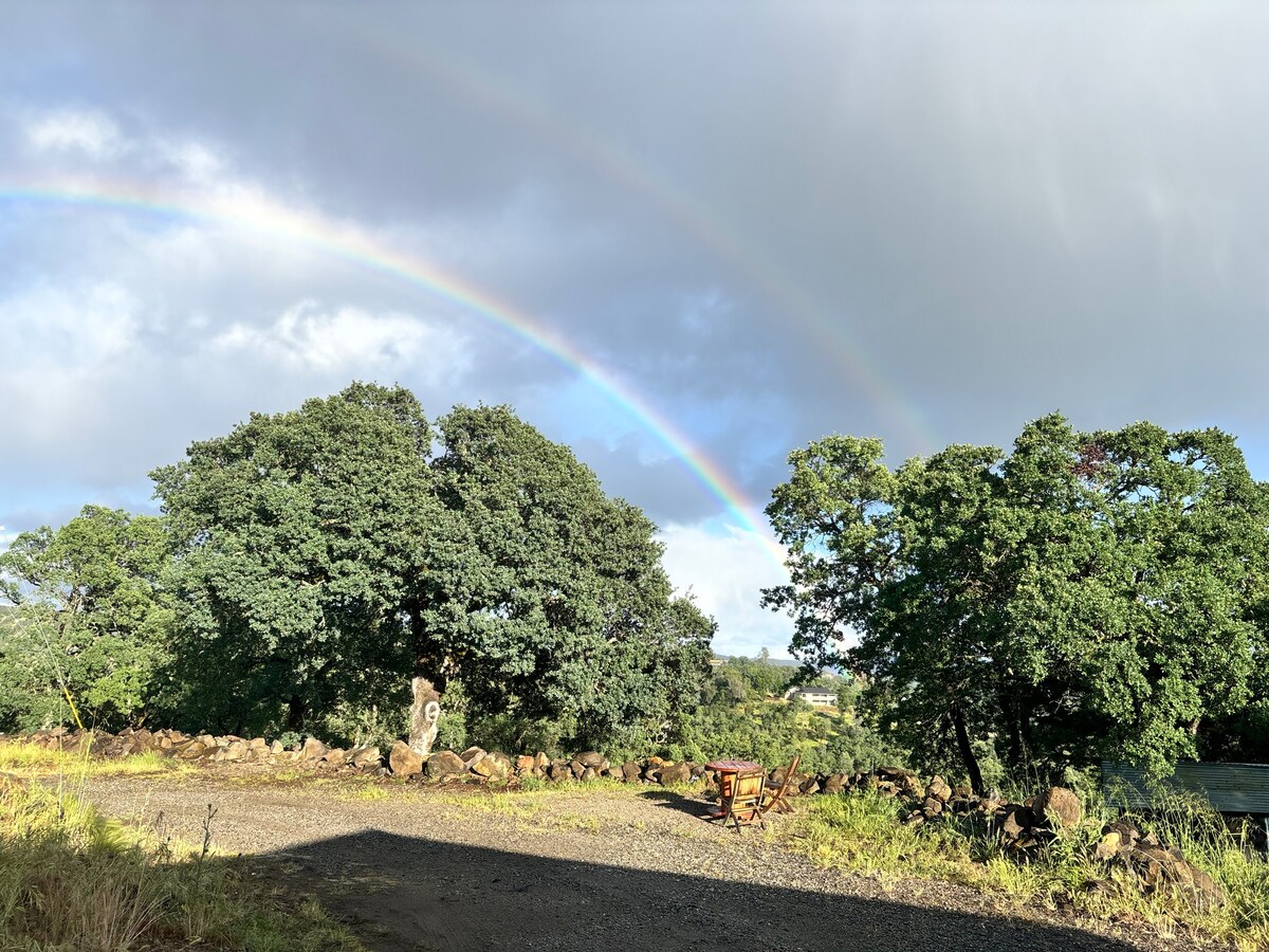 After the Spring rains... at Panoramic View Campsite – bring your own tent or small camper in Hidden Valley Lake