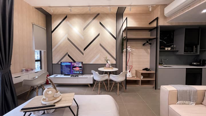 Mossaz Pj | Zen Living Studio For 2pax Near Oneu - 프탈링자야