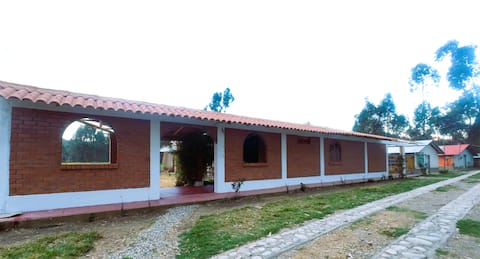 Apartment on a farm, forest and agricultural area.