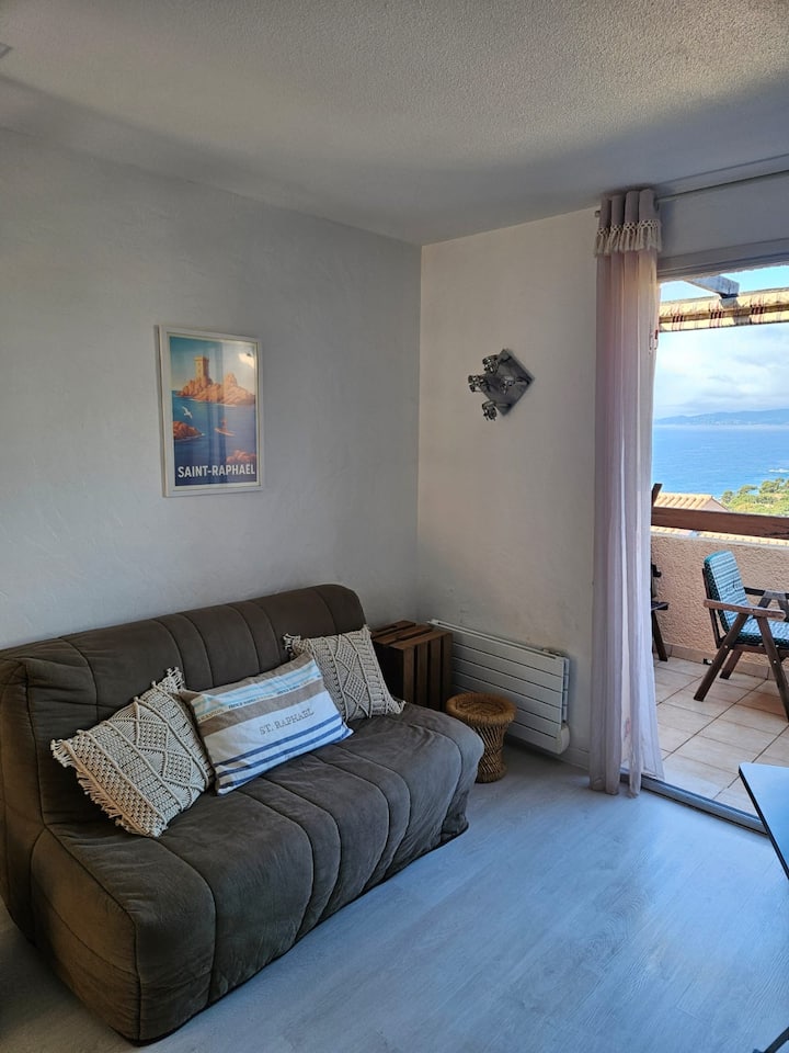 Appart 2 Ch. Vue Mer, Avec Piscine, 10min Plage - Saint-Raphaël