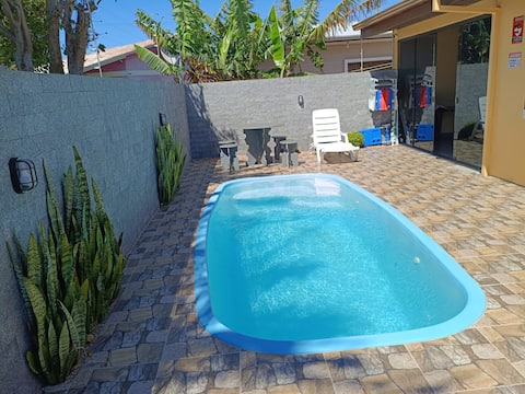 House with pool and air conditioning in Arroio do Sal