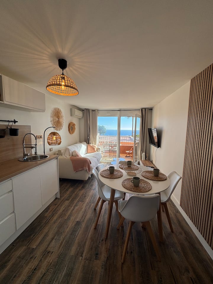 Nautica - Appartement Vue Mer, Idéal Famille - Théoule-sur-Mer