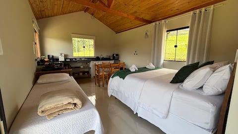 Airbnb em destaque: Nativos da Terra | Amanhecer Chalet em Aiuruoca