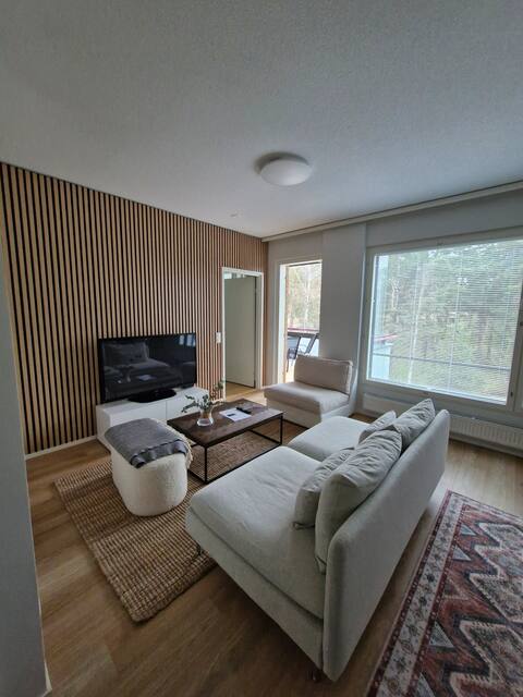 Popular Airbnb listing: Cozy 2-bedroom apartment with sauna in Satakunta